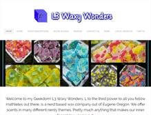 Tablet Screenshot of l3waxywonders.com